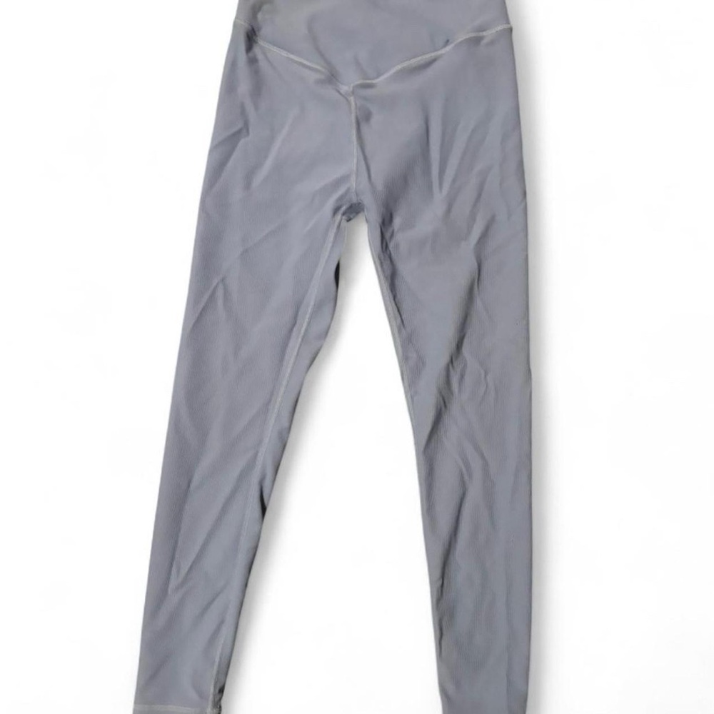 Blue L Womens cross over leggings